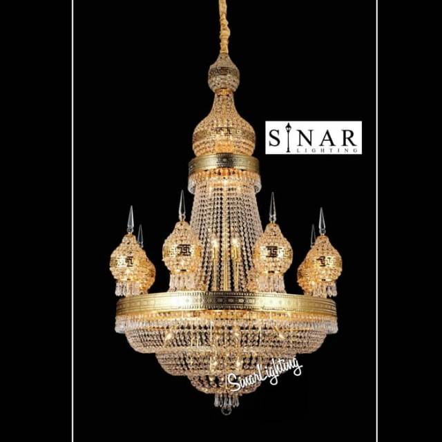 Lampu gantung kristal masjid 8888/80