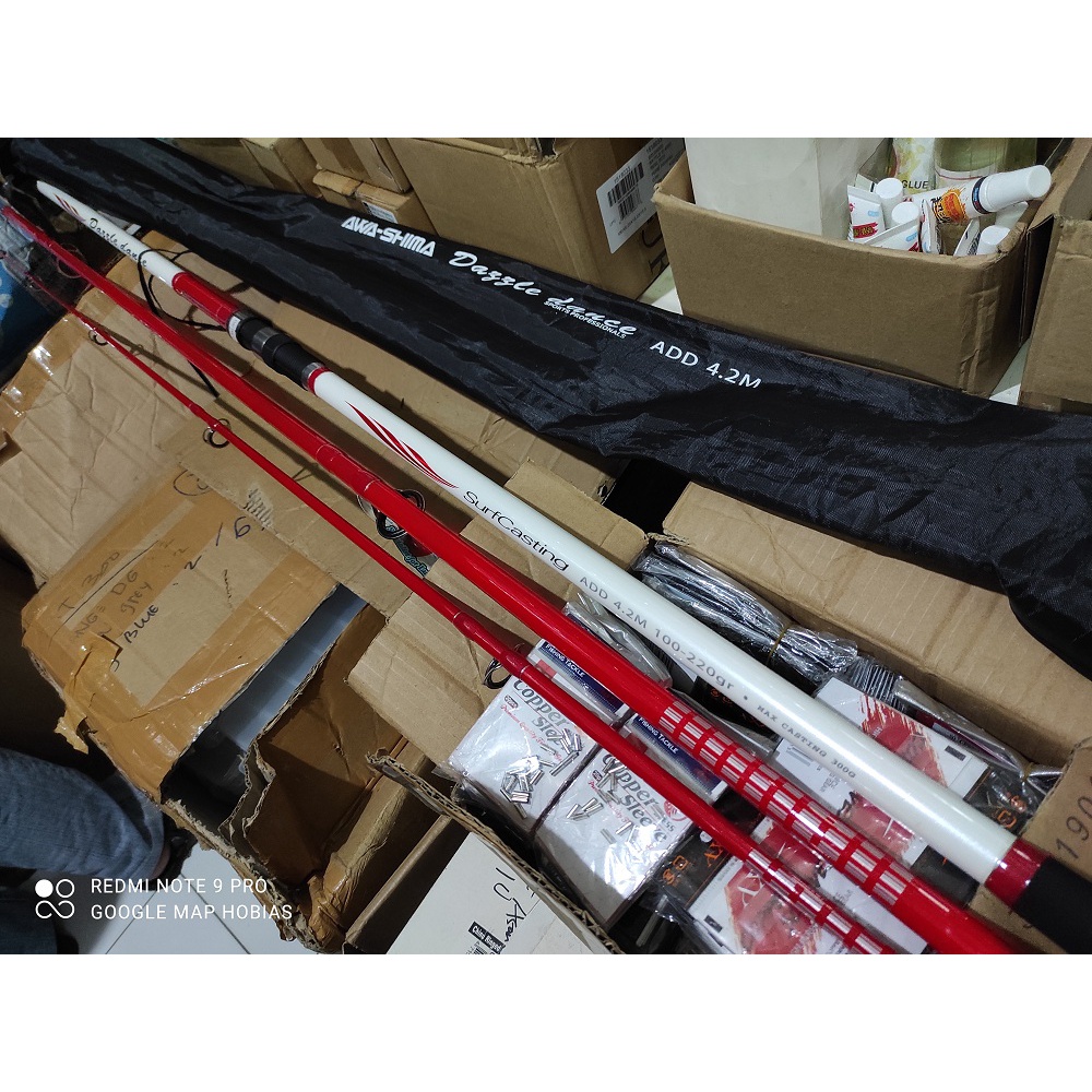 Joran pancing karang Awashima Dazzle Dance Panjang 420. 450