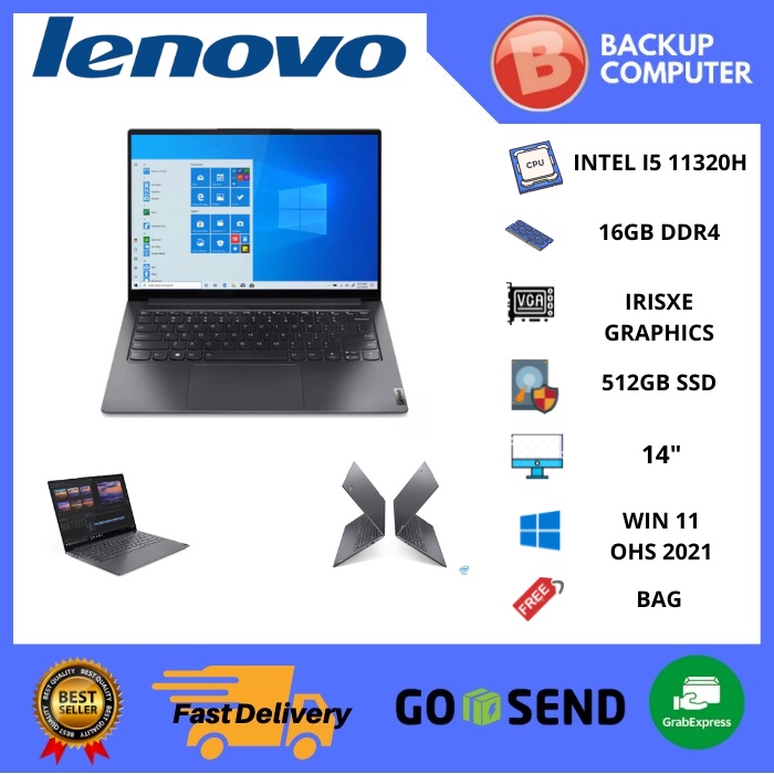 LAPTOP LENOVO Yoga Slim 7 Pro 14IHU5 82NC00E7ID i5-11320H