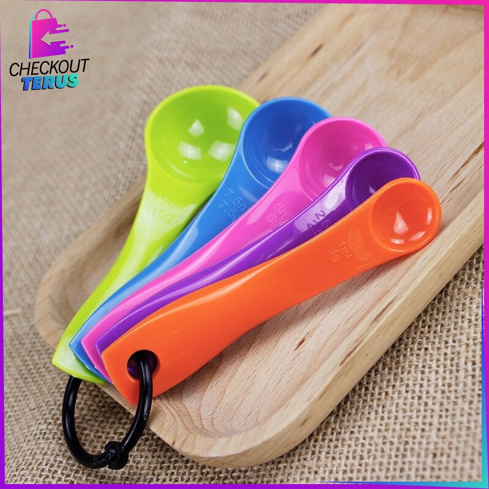 CT C142 Sendok Takar Dapur Sendok Takaran Bumbu Bumbu Sendok Takar 5IN1 Measuring Spoon Sendok Takaran MPASI Bayi