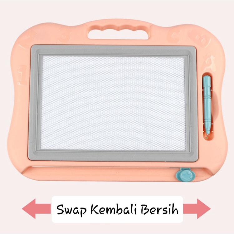 [MS]Meja Tulis Magnetic 4 Warna / Magic Multicolour Magnetic Board / Mainan Anak Meja Tulis