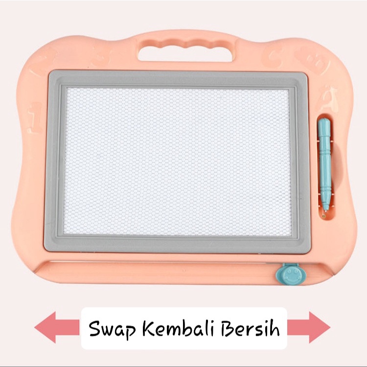 [MS]Meja Tulis Magnetic 4 Warna / Magic Multicolour Magnetic Board / Mainan Anak Meja Tulis