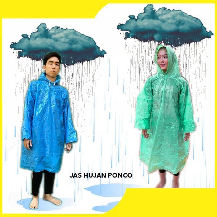 Jas Hujan Plastik - Jas Hujan - Ponco Plastik