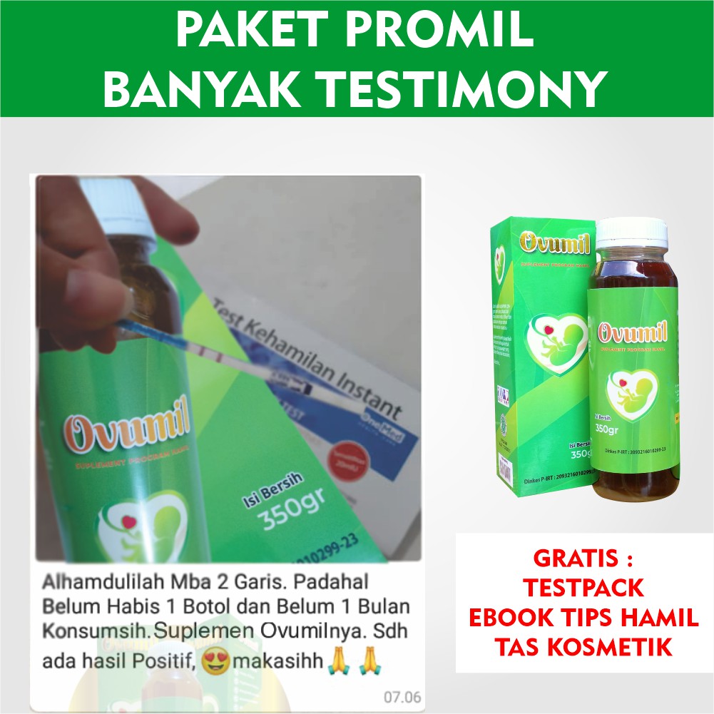 paket promil madu zuriat/penyubur kandungan/penyubur pria dan Wanita Ovumil