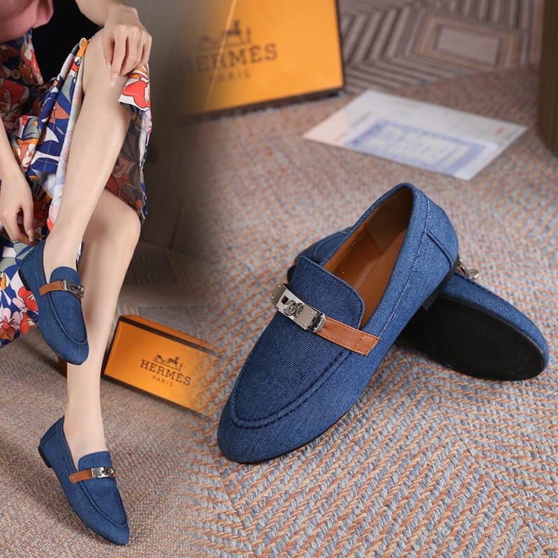 NEW ARRIVAL H FLAT SHOES 23222 syafniegalery