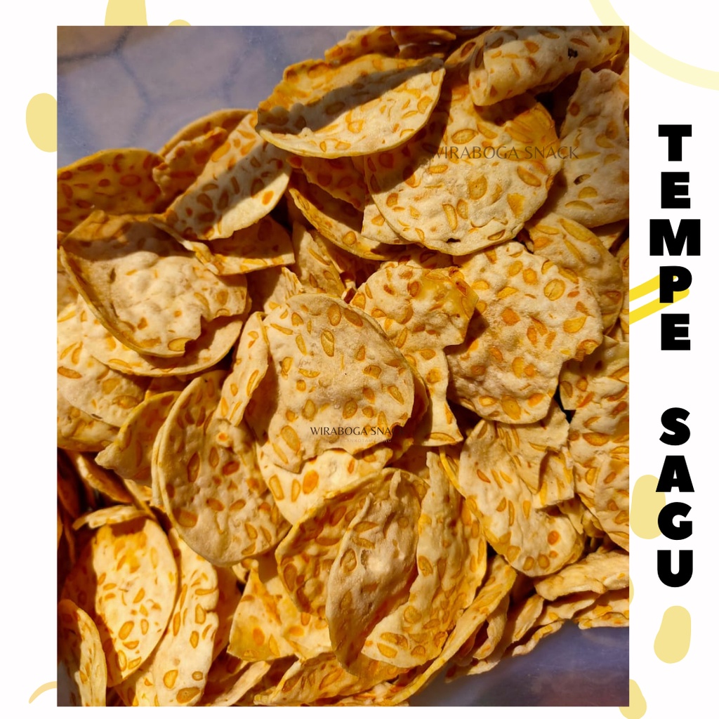 

TEMPE SAGU / KERIPIK TEMPE SAGU 100GR ENAK/ SNACK TRADISIONAL JADUL