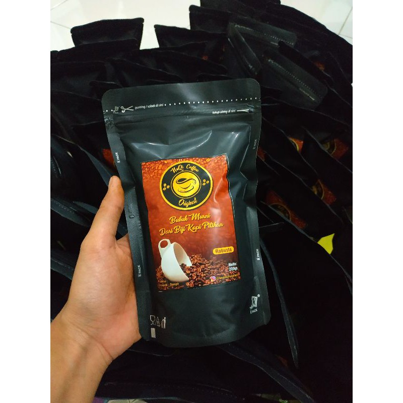 

Bubuk kopi murni asli dampit