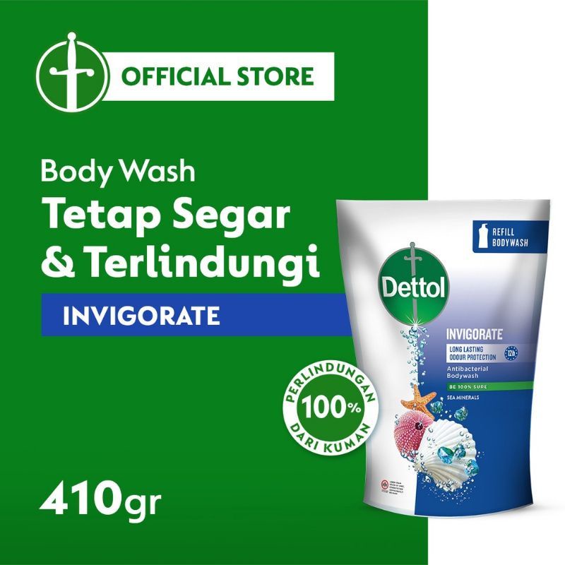 Sabun Cair Dettol Body Wash 410gr Refill