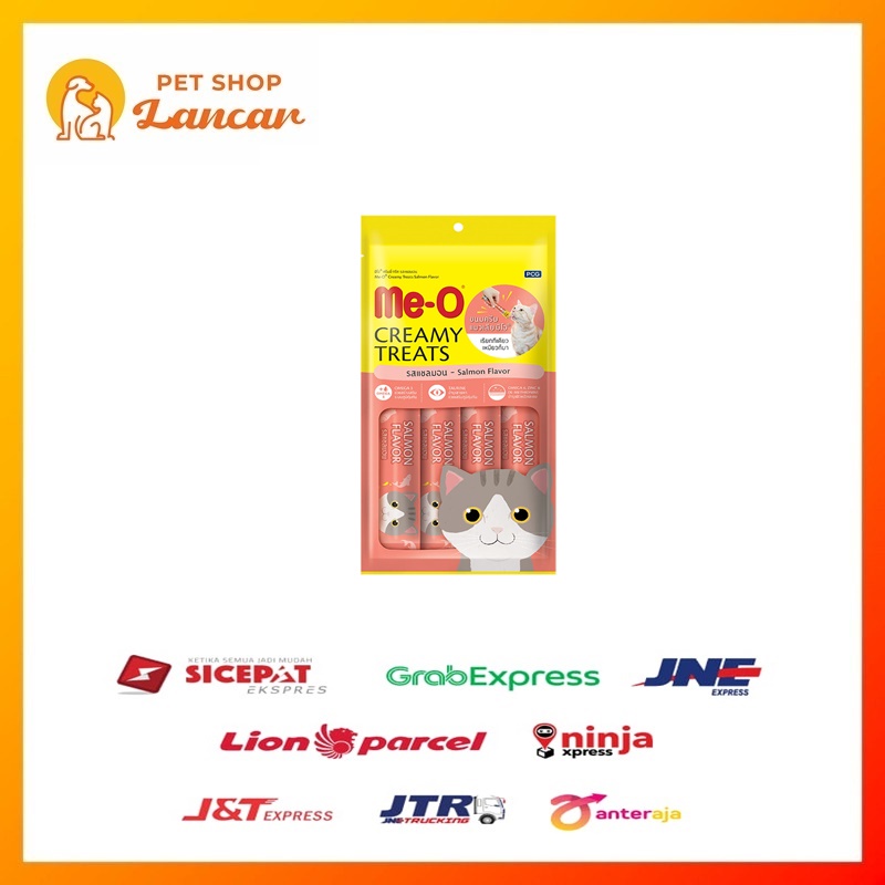 Salmon - Meo Creamy Treats Liquid Snack Meo Kucing