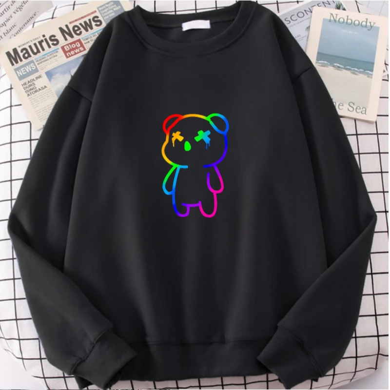 Sweater Dewasa Beruang Teddy Bear 010 Warna Pelangi