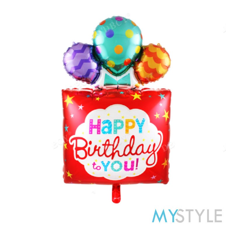 BALON FOIL TEMA CAKE BOTOL WINE GELAS BURGER ICE CREAM KUE BALON FOIL ULANG TAHUN MURAH BALON HBD