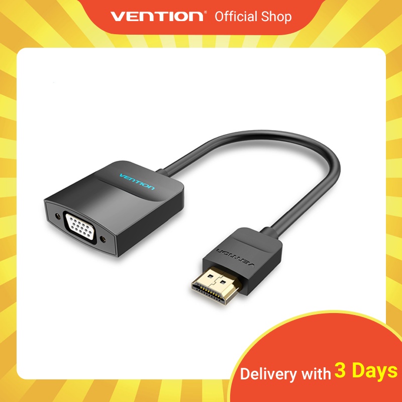 Vention Konverter HDMI To VGA Adapter with Audio USB Cable