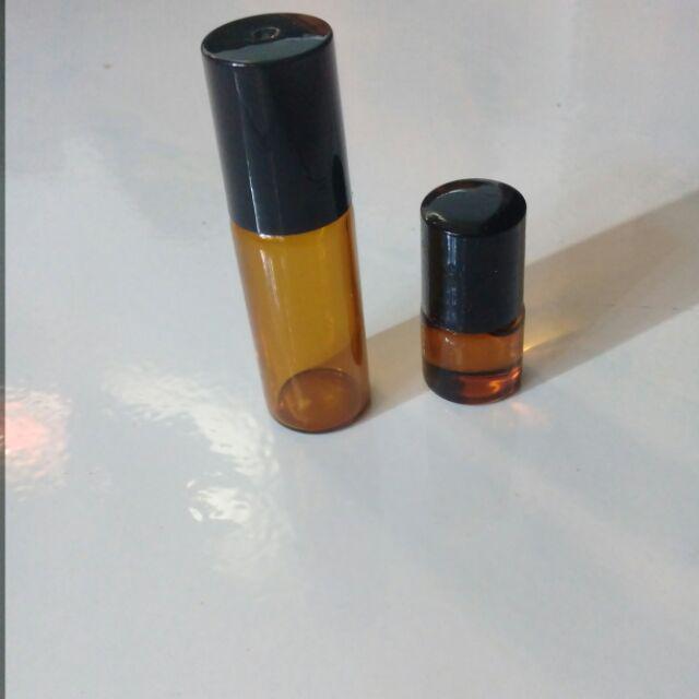 [bayar Di Tempat]10pcs 5ml / 10ml Botol Kaca Roll On Untuk Parfum Essential Oil