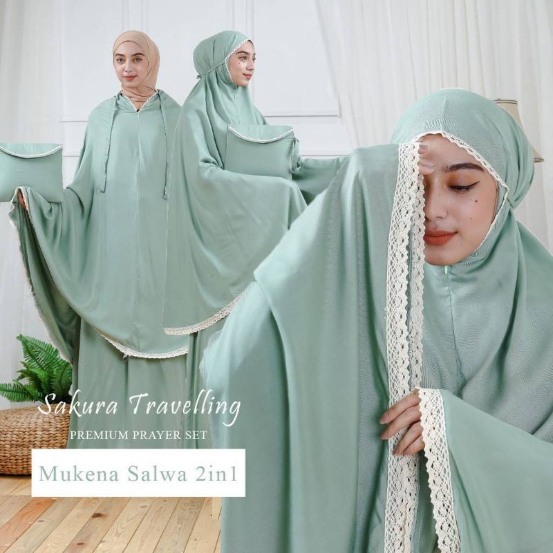 mukena bali salwa 2in1 jumbo baru allsize