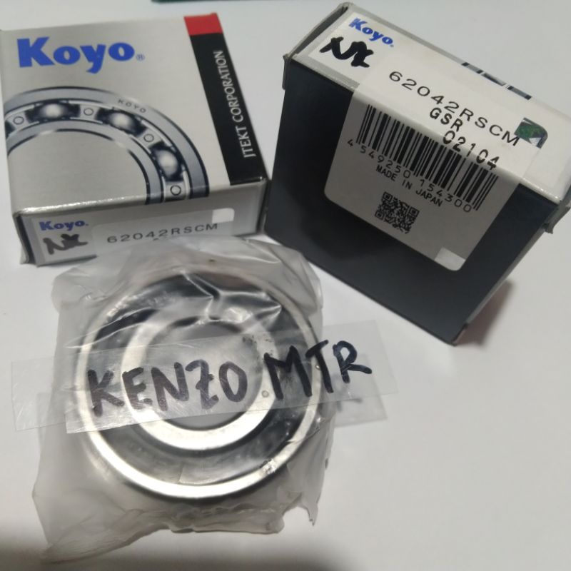 ASLI KOYO JEPANG BEARING LAHER 6204 62042RSCM RODA DEPAN CARRY EXTRA 1.0 ST100  LUAR KECIL 1PC
