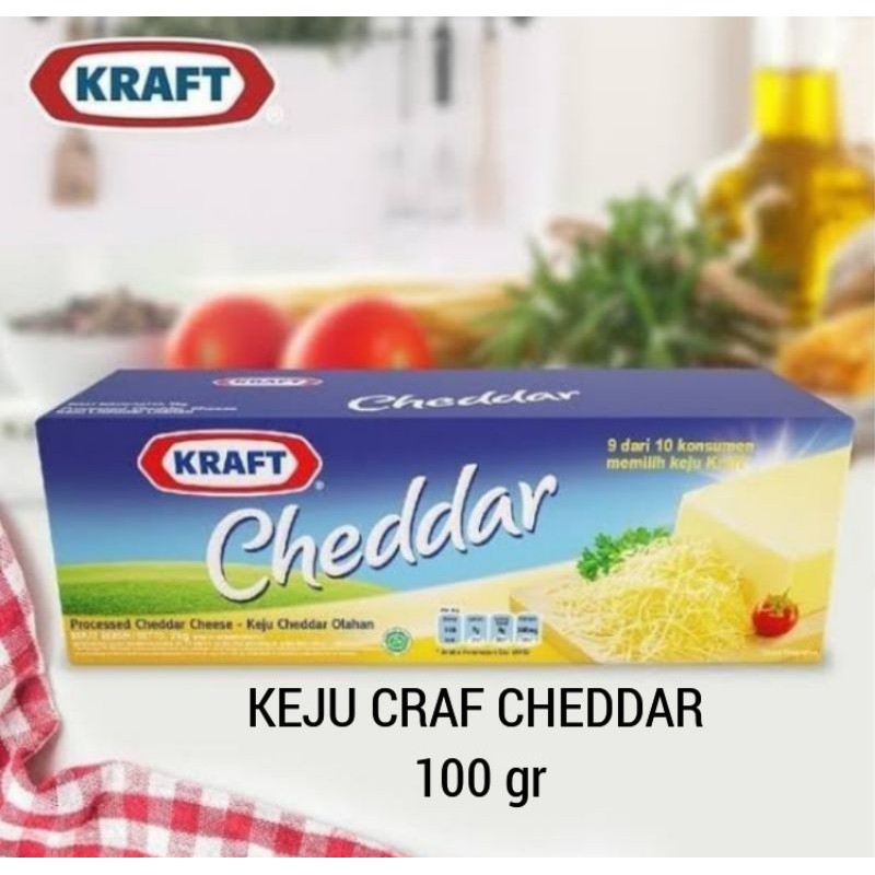 

keju Kraft Cheddar Repack 100 gr