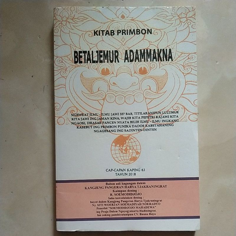 KITAB PRIMBON BETALJEMUR ADAMMAKNA
