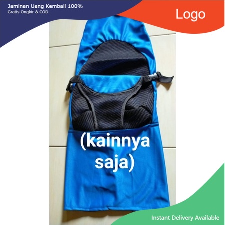 Bouncher Bayi Kursi Ayunan Bayi Lipat / Baby Bouncer Infant - MERAH & BIRU-Biru kain