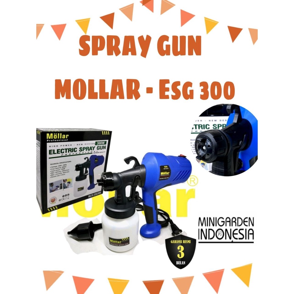 SPRAY GUN ELECTRIC MOLLAR ESG 300 CAT SEMPROT ELEKTRIK DISINFEKTAN mesin cat semprot listrik portable