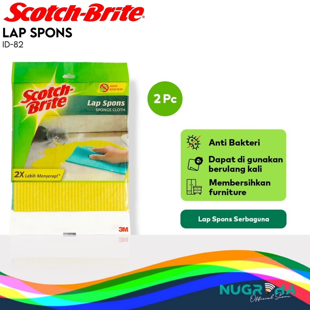 

3M Scotch Brite Lap Spons Serbaguna ID-82
