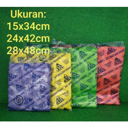 KANTONG PLASTIK KRESEK WARNA WARNI RANDOM UKURAN 15 24 28 (PAK)