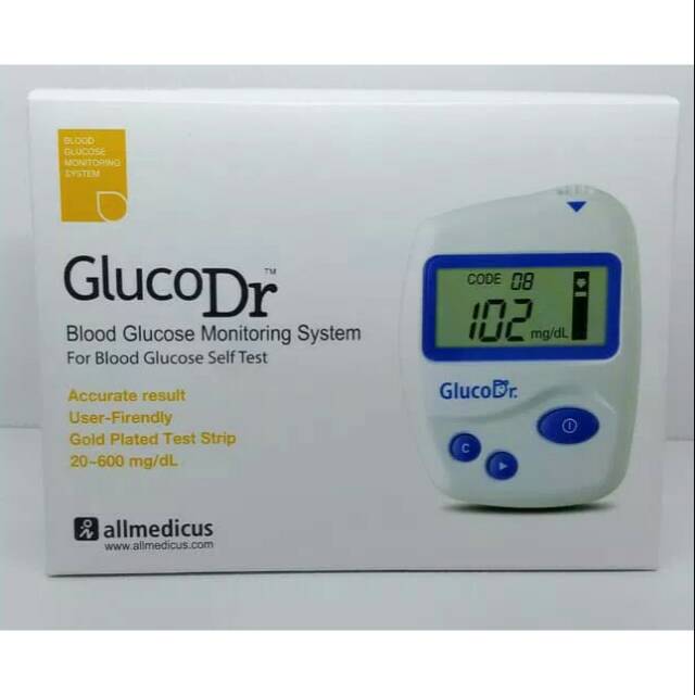 Alat gluco dr bio / Alat cek gula darah / Alat tes gula darah glucoDR