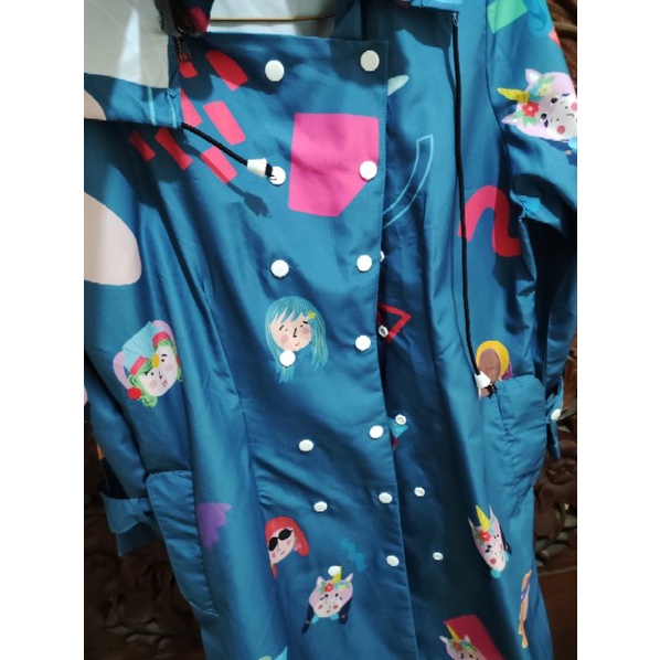 Idekuhandmade jas hujan / jaket / windbreaker