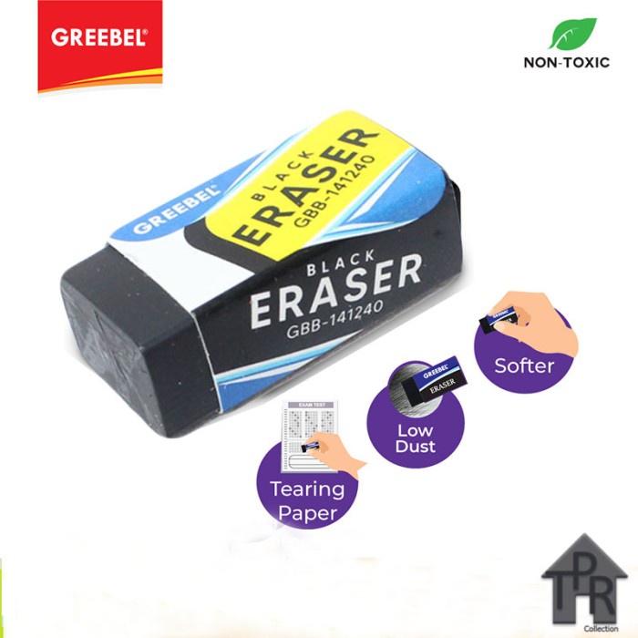 Penghapus Greebel Eraser GBB-141240 S - Hitam