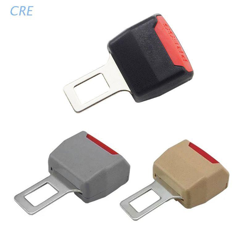 CRE  3 Color 1Pc Car Seat Belt Clip Extender Safety Seatbelt Lock Buckle Plug Thick Insert Socket