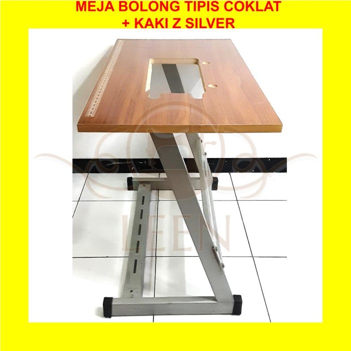 Set Meja + Kaki Mesin Jahit Singer Tradisional Klasik Flatbed LEEN