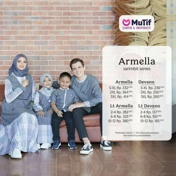 SARIMBIT MUTIF ARMELLA / MUTIF ARMELLA SARIMBIT / SARIMBIT ARMELLA SERIES / GAMIS MUTIF ARMELLA / KO