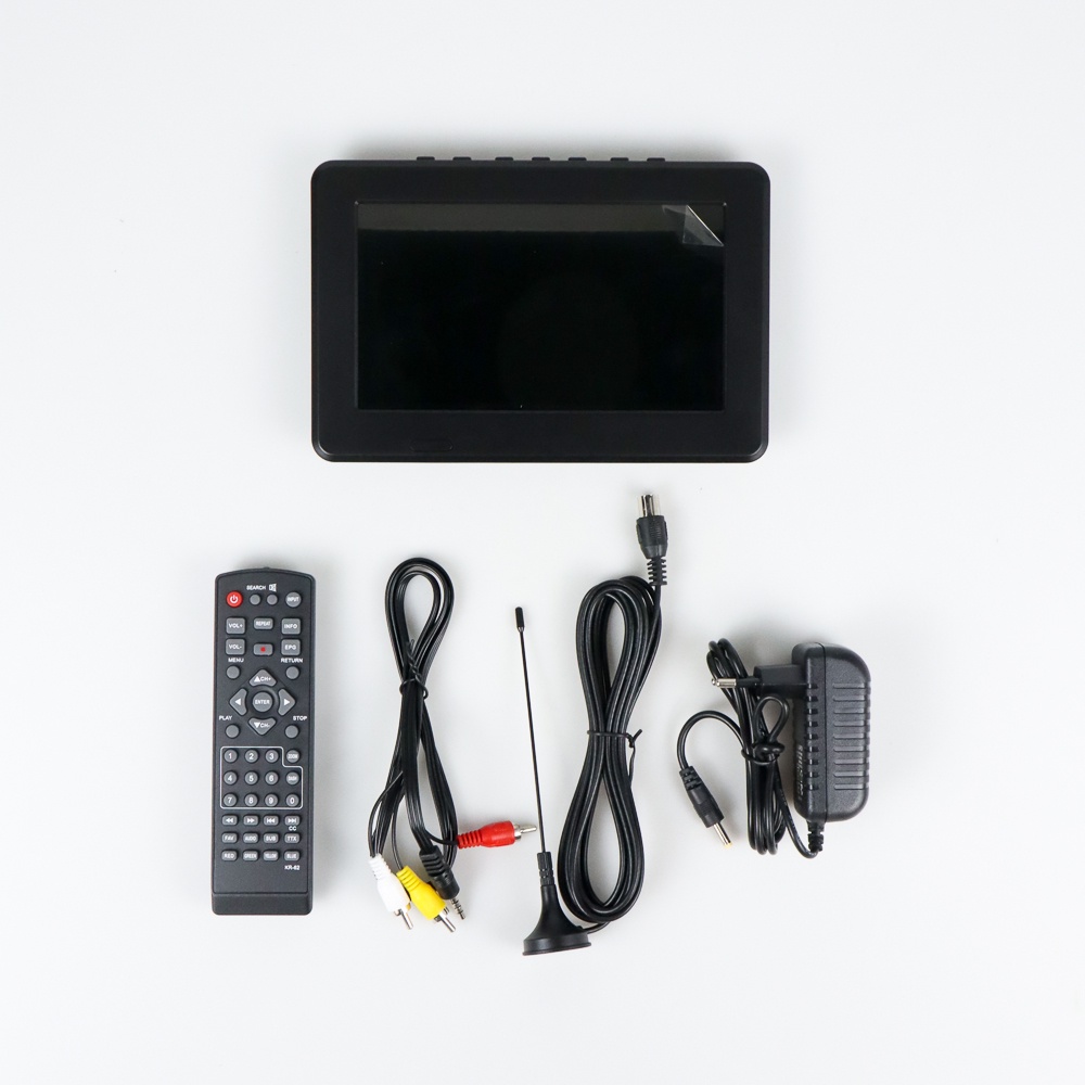 Taffware Portable TV Monitor 10.8 Inch DVB-T2 - D7 - Black