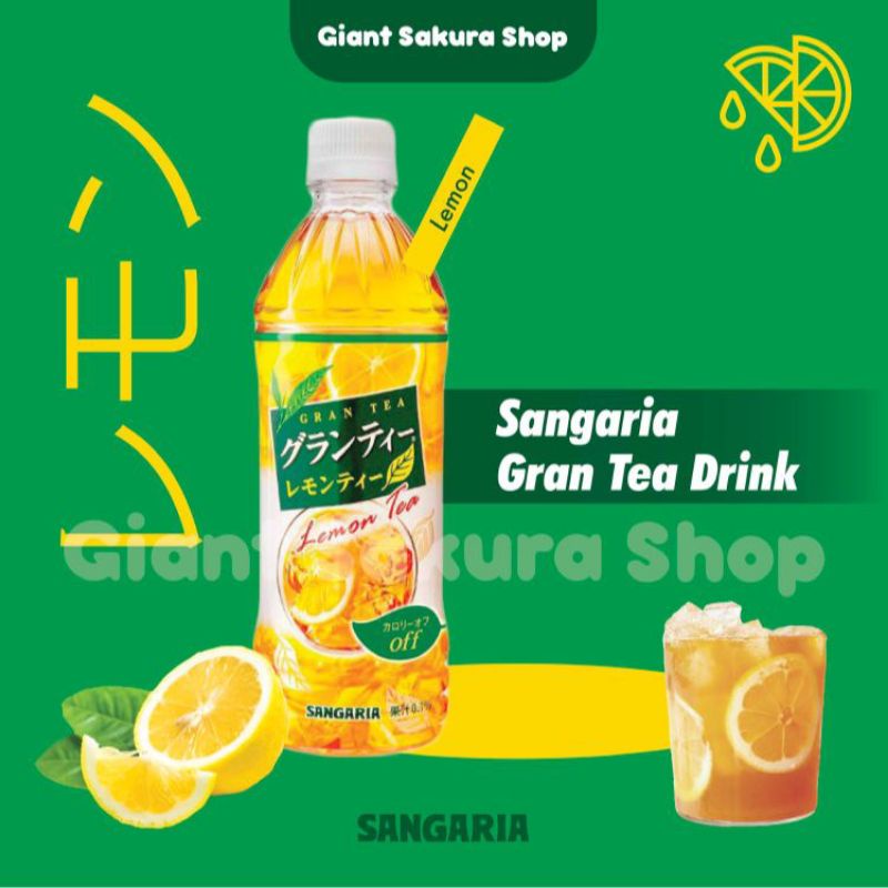 Jual Sangaria Gran Tea Drink Lemon Lemon Tea Jepang Minuman Jepang