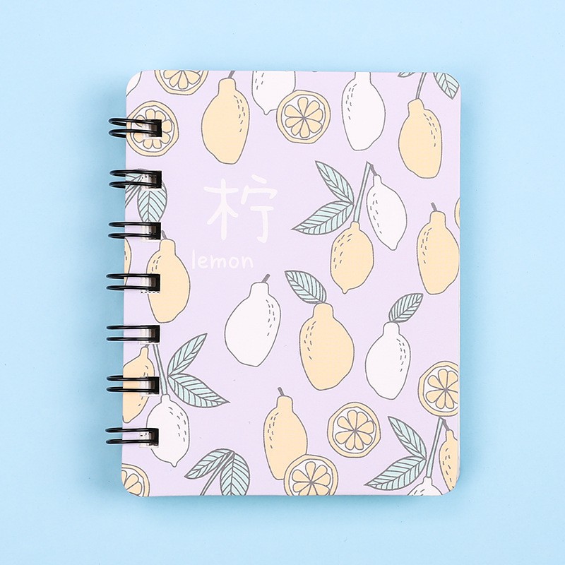 [DZ] ST232 - Note Book Spiral Buku Tulis Catatan Kecil Karakter Lucu-Lemon