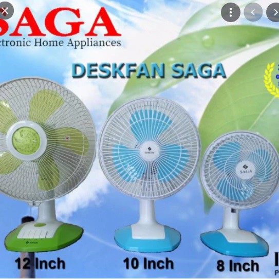 Kipas Meja Saga 10 Inch-Desk Fan Saga SOF10A