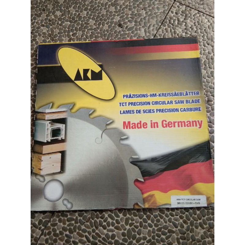 AKM Gergaji kayu circular saw 12 inch x 28 T 72 Teeth 300 mm AKM GERMANY