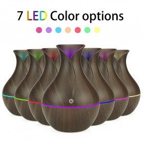 Taffware Ultrasonic Humidifier Aroma Essential Oil Diffuser 130ml - HUMI M137902 - Dark Brown