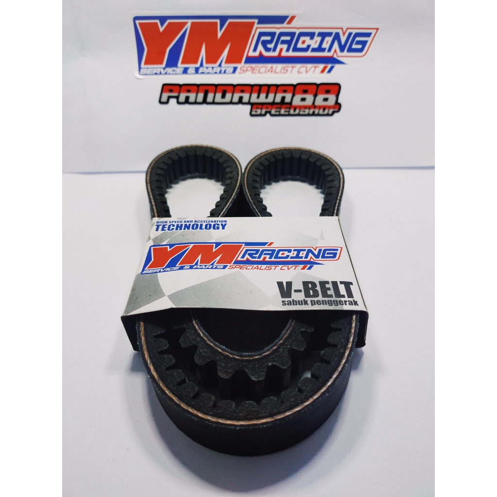 V BELT / VBELT YM RACING ALL MATIC | CVT | (Beat/Mio/Vario/Scoopy/Nmax/Aerox/Genio/PCX/X Ride/Fino/Lexy/Xeon/Spacy)