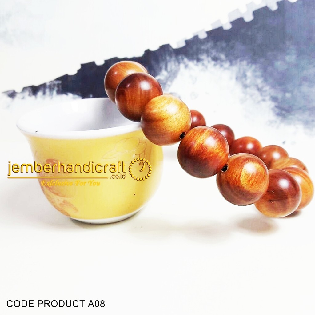 GELANG DARAH NAGA || Kayu Agatis / Kayu Raja 14mm-16mm