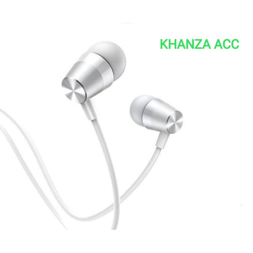 KHANZAACC Robot RE101S Earphone Bass Metal Wired Headset