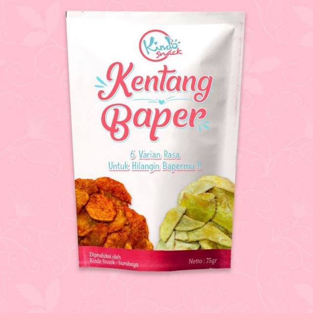 

Kentang Baper PEDAS - cemilan / makanan / keripik / snack