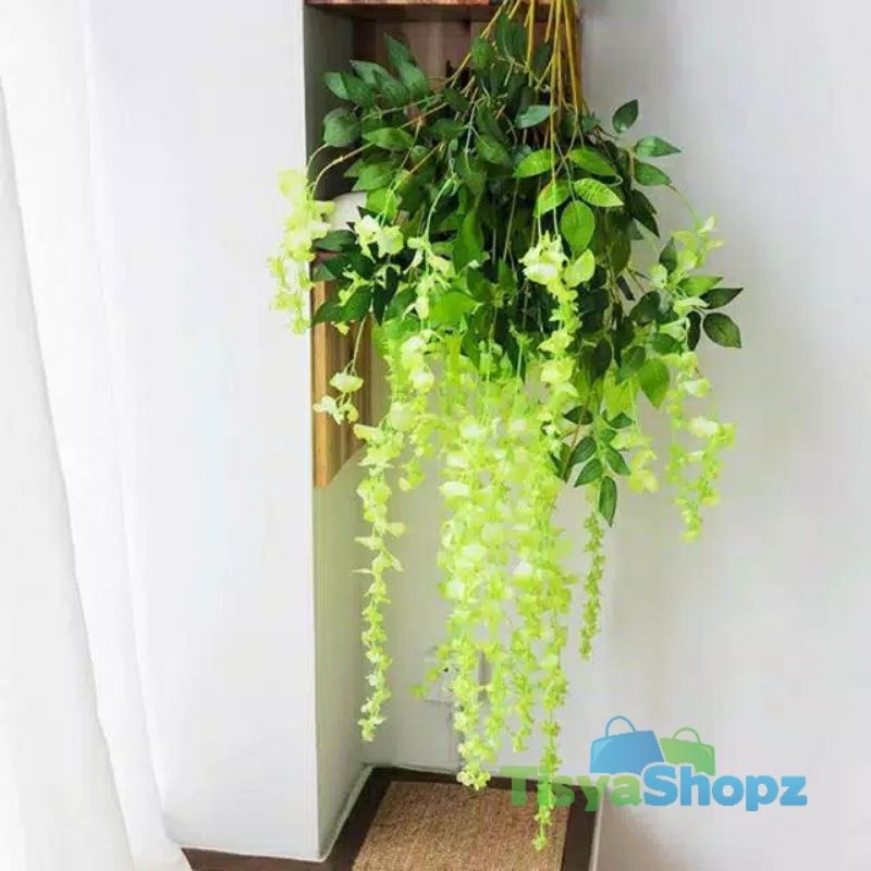 [ 12 PCS ] Wisteria Kecil Gantung Plastik