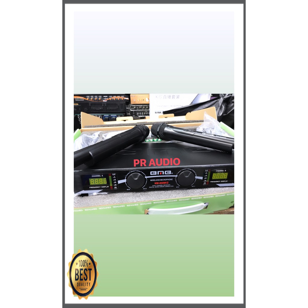 Mishad Shop -  Mic Wireless BMB WM-800MK / WM 800 MK , ORIGINAL BMB GARANSI RESMI  GU-5117-2095