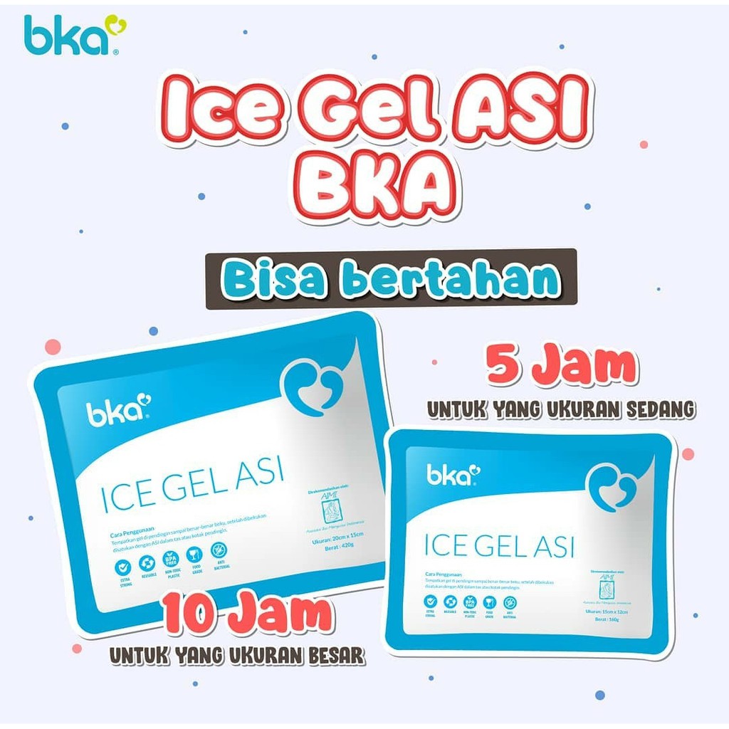 BKA Ice Gel Pendingin ASI es cooler bag es gel