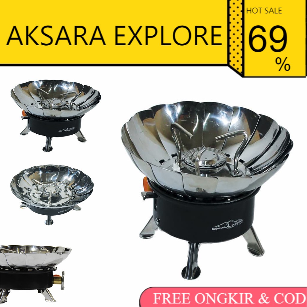 Kompor Dhaulagiri B 203 mawar kompor windproof camping stove