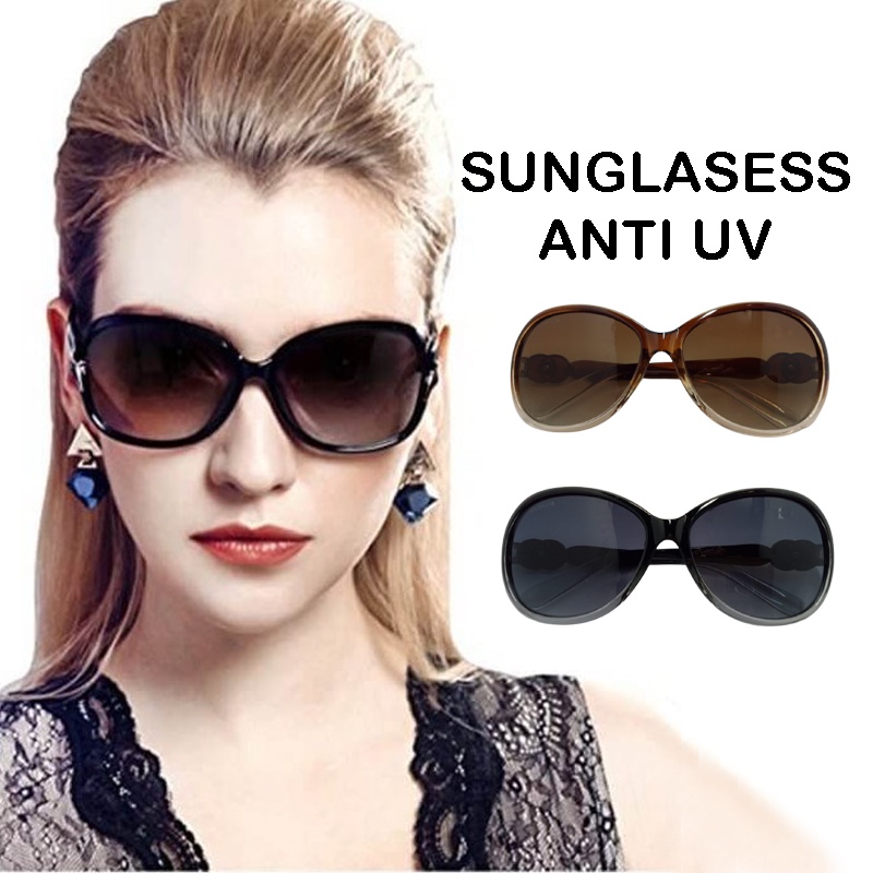 Kacamata Hitam Polarized Korean Fashion Wanita / Pria Sunglassess / Women Oversized Round Sunglasses NEW / Kacamata Wanita