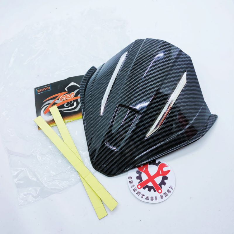 Visor Vario 150 fi Esp New 2018-2019-2020 Hitam dan carbon kilat Zoro