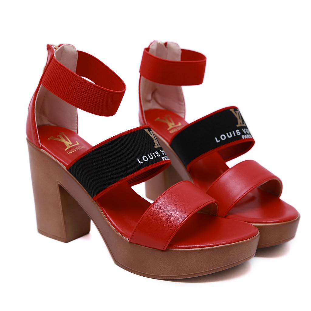 PROMO SEPATU HAK CHUNKY / BIG WANITA LV 915-6