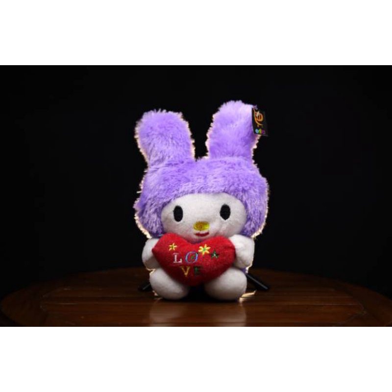 SNI BONEKA KELINCI MELODI 40 cm untuk kado ulang tahun anak pacar teman laki perempuan pria wanita cowok cewek   gemes import ori premium original JUMBO BESAR MINI KECIL  everly.id everlyid gemoy lucu