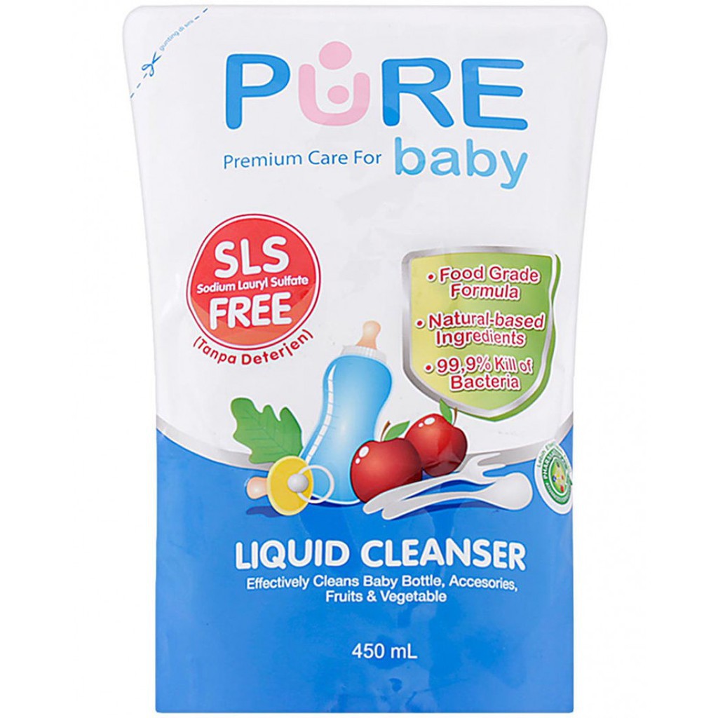 PURE BABY MURAH LAUNDRY LIQUID DETERGENT / LIQUID CLEANSER PEMBERSIH BOTOL  REFILL / PUMP PUREBABY